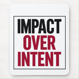 Mousepad Impacto Sobre Intenção