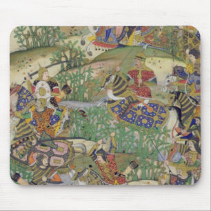 Mousepad Imperador Akbar (r.1556-1605) na batalha de Samal