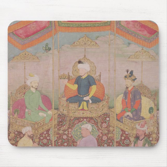 Mousepad Imperador Babur de Mughal e seu filho, Humayan (Frente)
