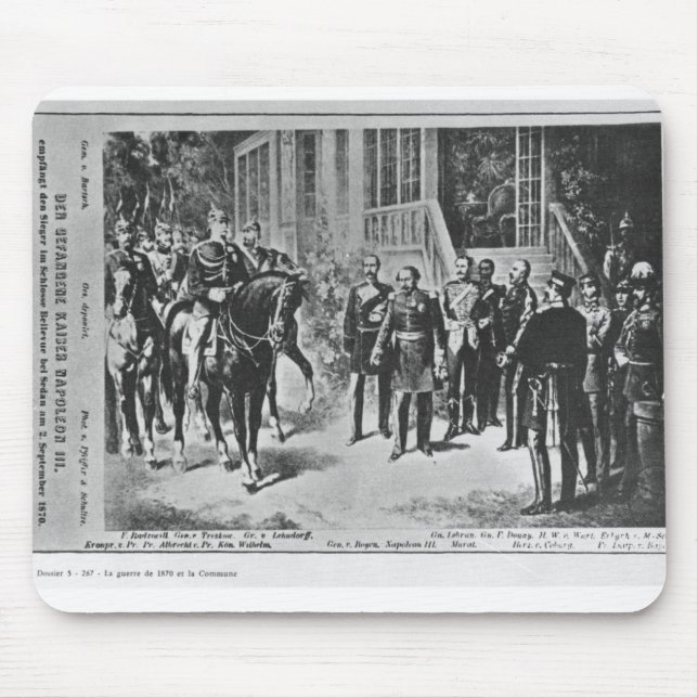Mousepad Imperador Napoleon III e Kaiser Wilhelm mim (Frente)