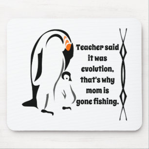 Mousepad Imperador Penguin Pai em Pé com Filho