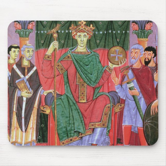 Mousepad Imperador romano santamente Otto da Senhora (Frente)