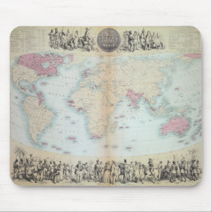 Mousepad Império Britânico no mundo inteiro