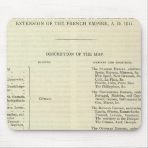 Mousepad Império de Napoleão Bonaparte 1811 AD 2