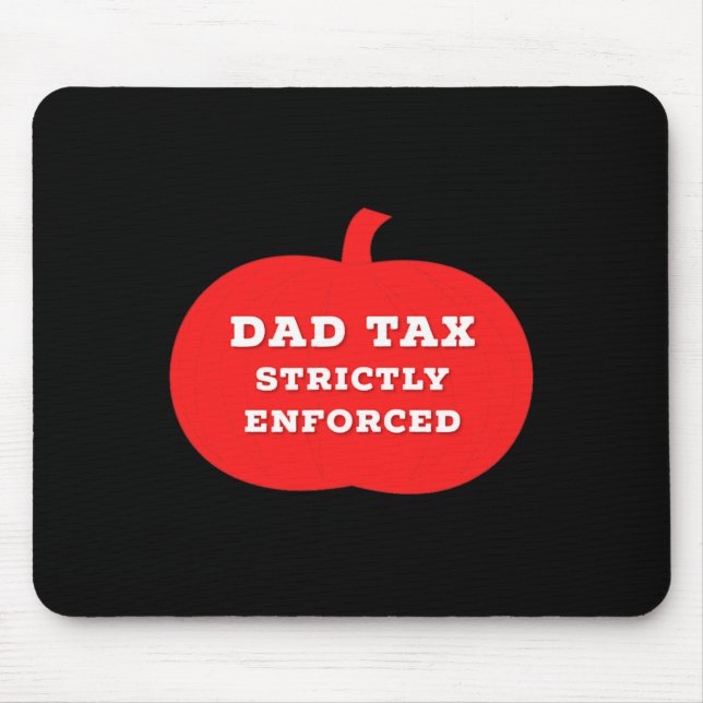 Mousepad Imposto Sobre O Pai Halloween Sobre O Truque Ou O  (Frente)