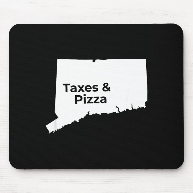 Mousepad Impostos de Connecticut &amp; Connecticut Zza  (Frente)