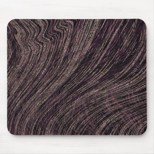 Mousepad Impressão Abstrato de mármore roxo (Frente)