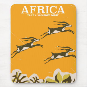 Mousepad Impressão africano das férias do vintage