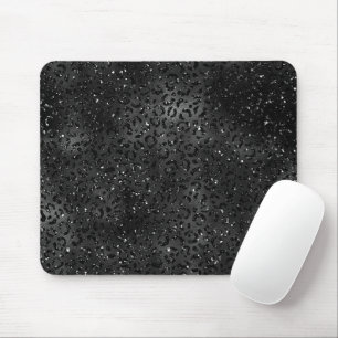 Mousepad Impressão animal-da-pele-branca-negra-leopardo-br