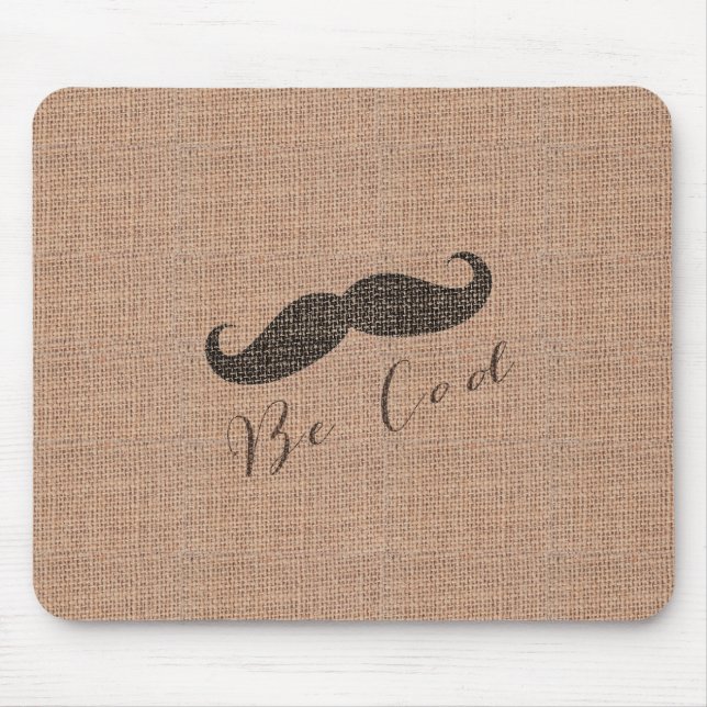 Mousepad Impressão & bigode rústicos de serapilheira (Frente)