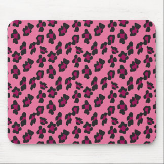 Mousepad Impressão cor-de-rosa do leopardo