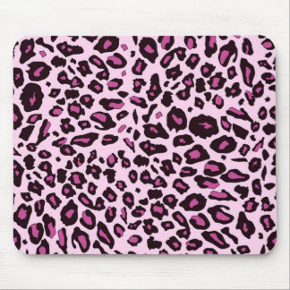 Mousepad Impressão cor-de-rosa do leopardo