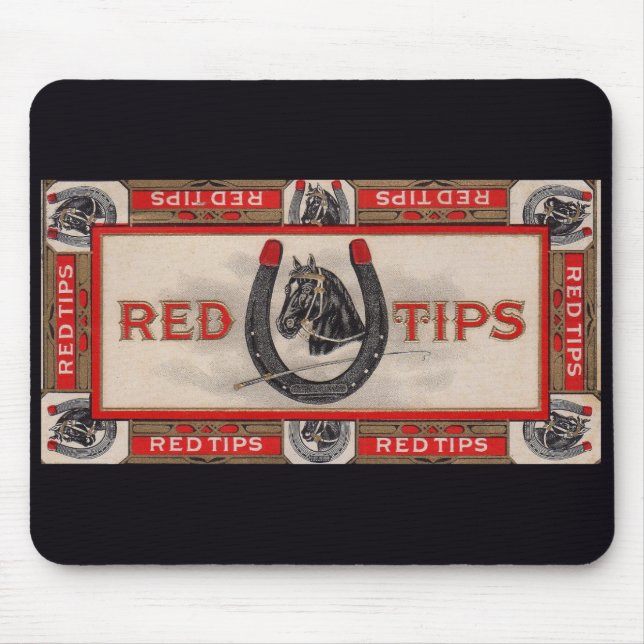 Mousepad Impressão da etiqueta do cigarro Red Tipgar (Frente)