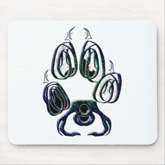 Mousepad Impressão da pata do lobo