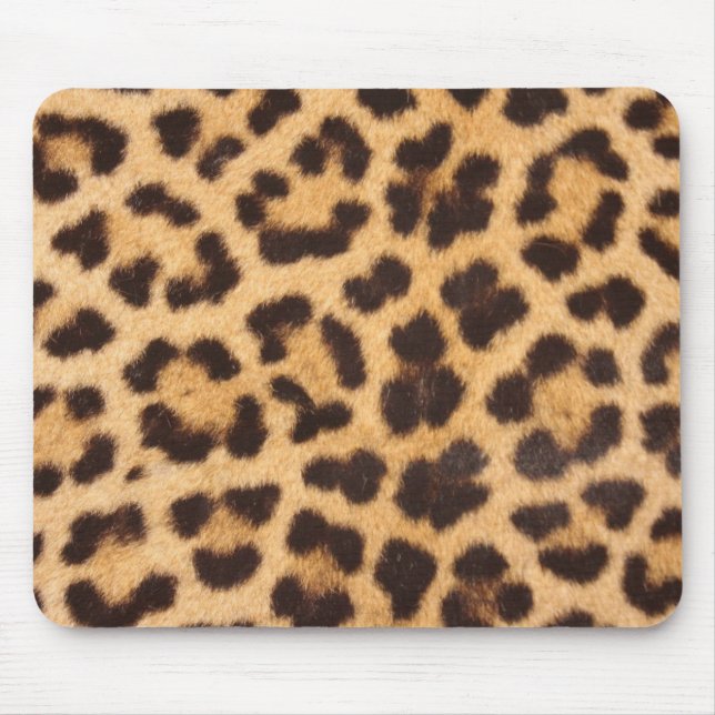 Mousepad Impressão da pele animal do leopardo (Frente)