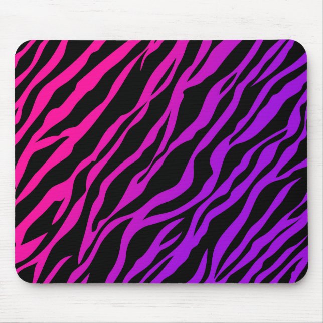Mousepad Impressão da zebra de Ombre (Frente)