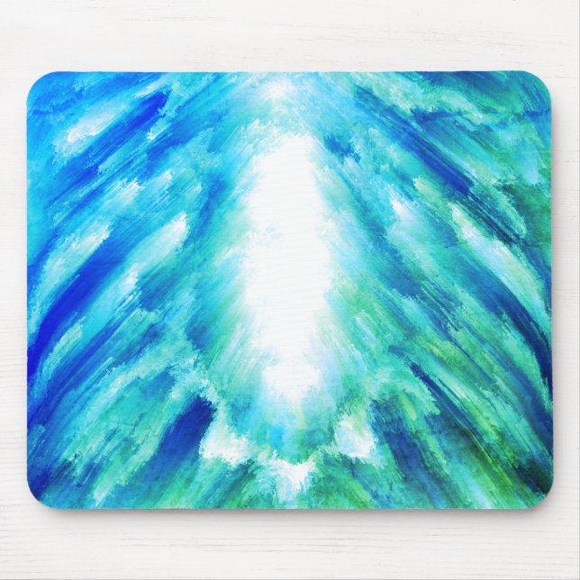 Mousepad Impressão de Abstrato de Arte Celestial Light Burs (Frente)