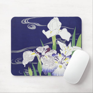 Mousepad Impressão de Arte de Íris Japonesa Vintage Kogyo T