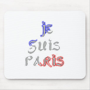 Mousepad Impressão de Arte Eu Sou Paris