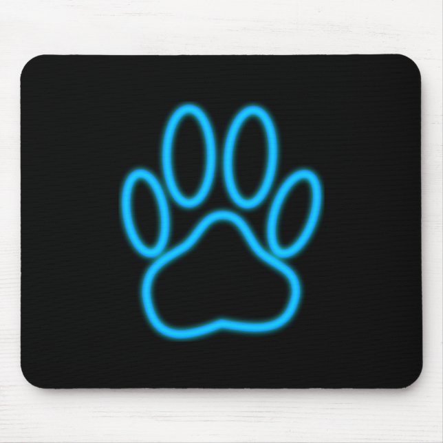 Mousepad Impressão de Caneta Neon Azul (Frente)