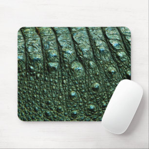 Mousepad Impressão de Couro Alligator Faux