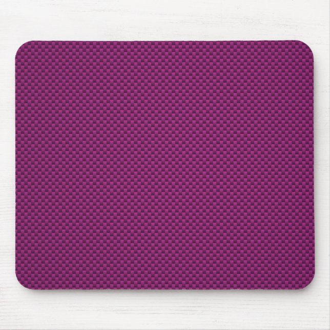 Mousepad Impressão de Estilo de Fibra Carbono de Fushia Rox (Frente)
