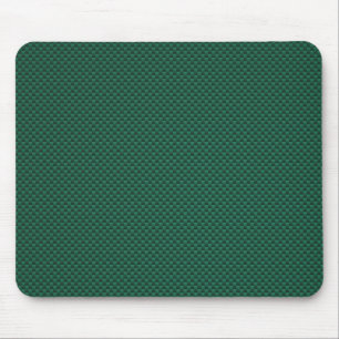 Mousepad Impressão de Estilo de Fibra de Carbono Verde Tea