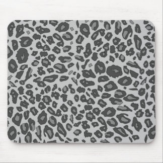 Mousepad Impressão de leopardo cinza