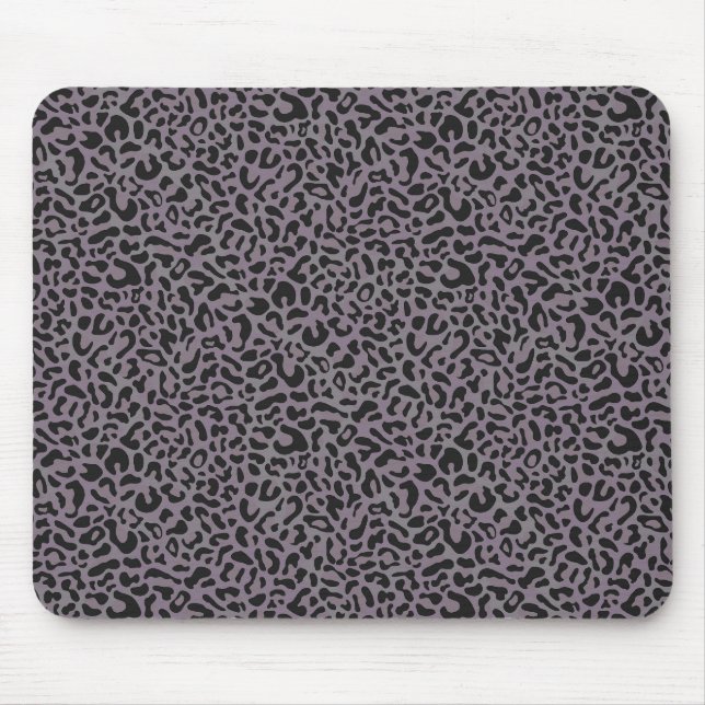 Mousepad Impressão de leopardo (escuro) (Frente)