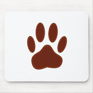 Mousepad Impressão de Pata de Cachorro