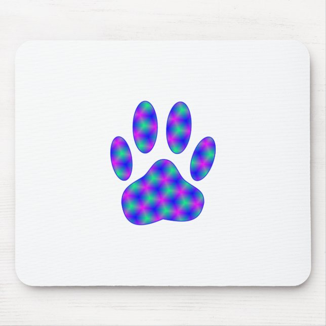 Mousepad Impressão de Paw Cósmico (Frente)