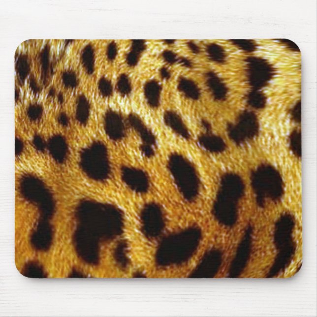 Mousepad impressão de pele dos leopardos (Frente)