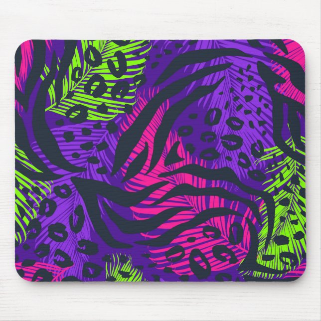 Mousepad Impressão de penas/animais (Frente)