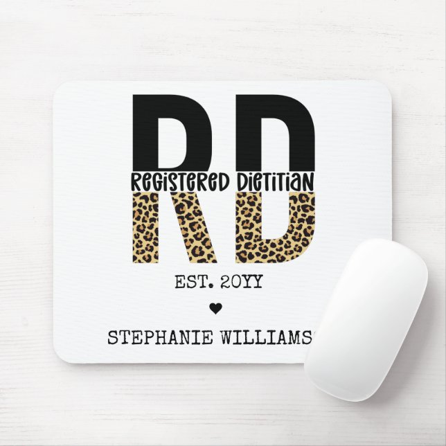 Mousepad Impressão de Queijos Dietitianos de RD Registrados (Com mouse)