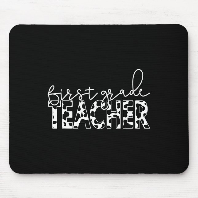 Mousepad Impressão de Vaca para Professores do Primeiro Gra (Frente)