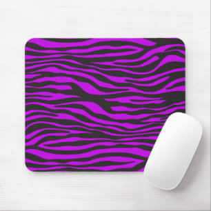 Mousepad Impressão de Zebra, Stripes de Zebra, Zebra Roxa, 