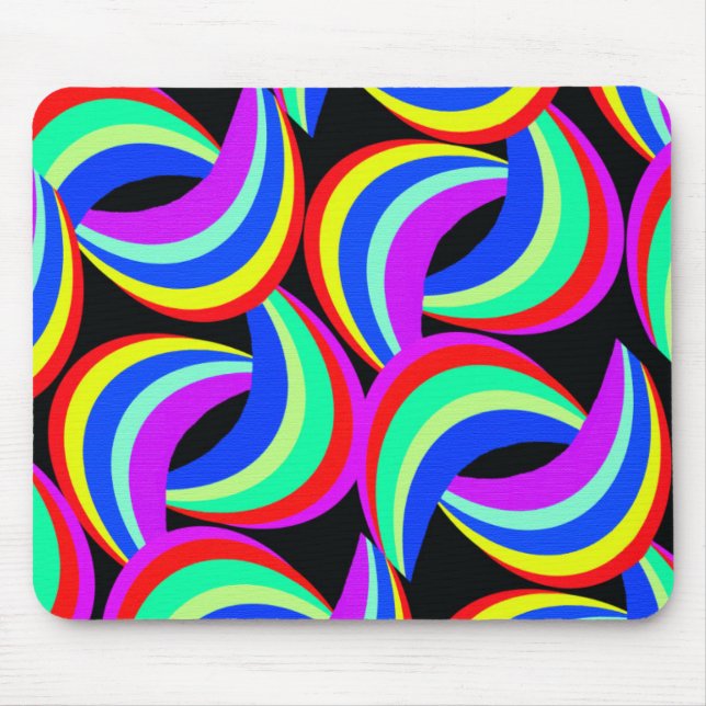 Mousepad Impressão do arco-íris (Frente)