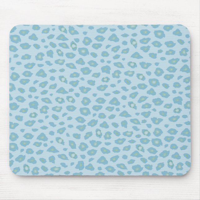 Mousepad Impressão do Leopardo Azul Sky (Frente)