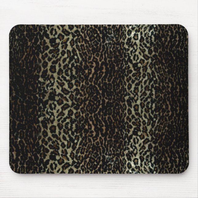 Mousepad impressão do leopardo, tapete do rato (Frente)