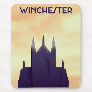 Mousepad Impressão do poster do poster de viagens da