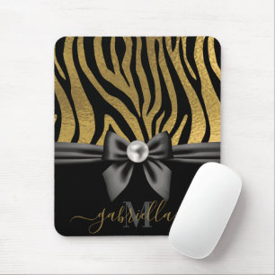 Mousepad Impressão e Arco Zebra ouro
