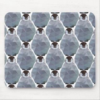 Mousepad Impressão geométrico da aproximação do pinguim