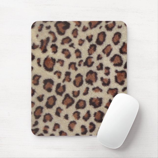 Mousepad Impressão Leopardo (Com mouse)