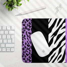 Mousepad Impressão Leopardo, Impressão Zebra, Impressão Ani