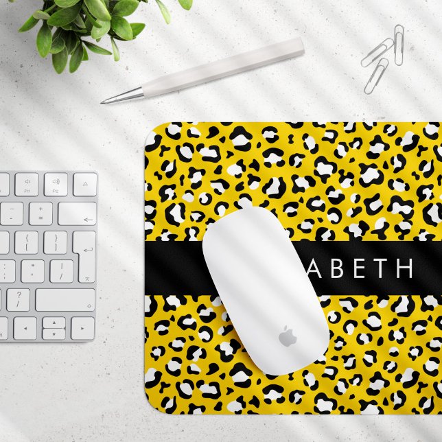 Mousepad Impressão Leopardo, Manchas, Leopardo Amarelo, Seu (Criador carregado)