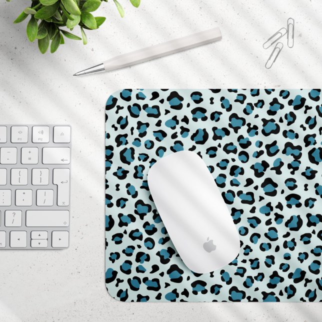 Mousepad Impressão Leopardo, Manchas Leopardo, Leopardo Azu (Criador carregado)