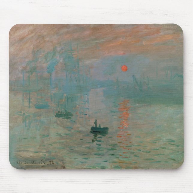 Mousepad Impressão, Levante Soleil por Claude Monet 1872 (Frente)