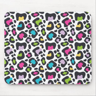 Mousepad Impressão Neon Leopard