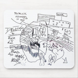 Mousepad impressão patrick kennedy