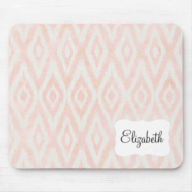 Mousepad Impressão pintado Geométrico de Ikat Cor de Água R (Frente)